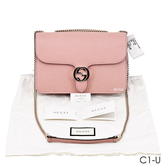 Gucci Medium Interlocking GG Leather Crossbody Bag - Picture 5 of 10